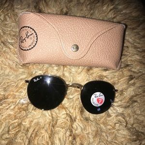 Ray ban round metal
